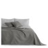 DECOKING Siva dvostrana navlaka od mikrovlakana Axel, 260 x 280 cm