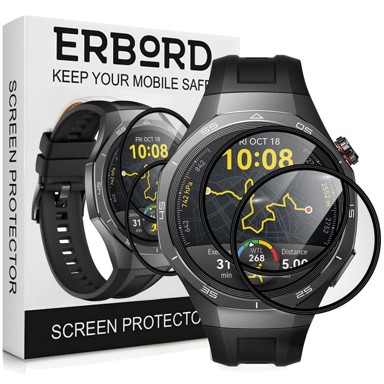 OVERBOARD Hibridna zaštitna stakla za Huawei Watch GT 5 Pro, 46 mm, 2 kom.
