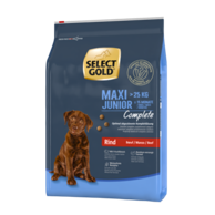 SELECT GOLD Suha hrana za pse Complete Junior Maxi, govedina, 4 kg