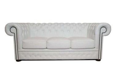 CHESTERFIELD Trosjed First Class Leather, 3-sjedišta, White