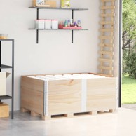 Okviri za palete 3 kom 150x100 cm od masivne borovine