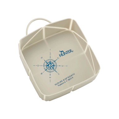 HUNTER Putna sklopiva silikonska posuda List bež, 590 ml