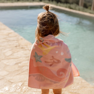 LITTLE DUTCH Ručnik za plažu Ocean Treasures, 60x120 cm, organski pamuk