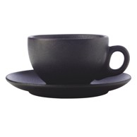 MAXWELL & WILLIAMS Crna keramička šalica za cappuccino 250 ml Caviar