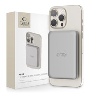 TECH-PROTECT MagSafe Powerbank PB10, 5. 000 mAh, 15W, titanium