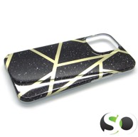 Silikonska maskica za iPhone 14 Pro Max Marble Crna