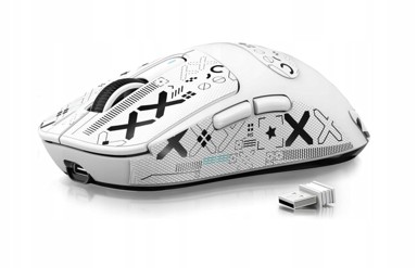 ATTACK SHARK Gaming miš X3, bežični, PixArt PAW3395, 26000 DPI, 49 g