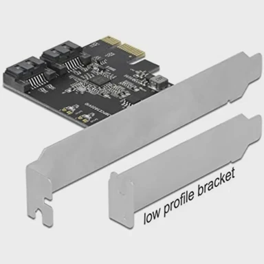 DELOCK PCIe adapter, 2-port SATA, unutarnji