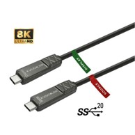 VIVOLINK USB-C 3.2 gen 2 kabel 15 m crne boje