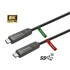 VIVOLINK USB-C 3.2 gen 2 kabel 15 m crne boje