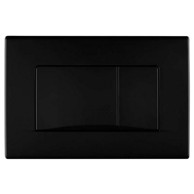 LIV Tipka za ispiranje Dots Duo, za podžbukni vodokotlić, mat crna