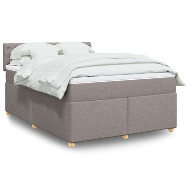 Boxspring krevet s oprugama i madracem, 160x200 cm, smeđi
