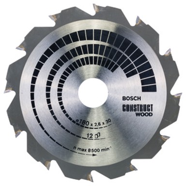 BOSCH List kružne pile Construct Wood, za ručne pile