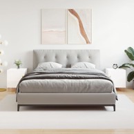 Noćni ormarići 2 kom sjajni bijeli 40x40x50cm konstruirano drvo