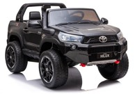 Licencirani auto na akumulator Toyota Hilux 4x4 - dvosjed - crni/lakirani
