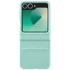 SAMSUNG Maskica za Galaxy Z Flip 6, PU kožna, zelena