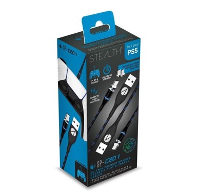 STEALTH Dvostruki kabel za punjene PS5 SP-C20 V, magnetni, 3m