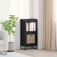 Polica za knjige Crni hrast 80 x 30 x 155 cm, konstruirano drvo