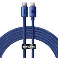 BASEUS USB kabel C na USB kabel C, 100 W, 1,2 m, plavi
