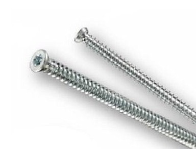 DISTYK Turbo vijak 7,5x402 mm, siva
