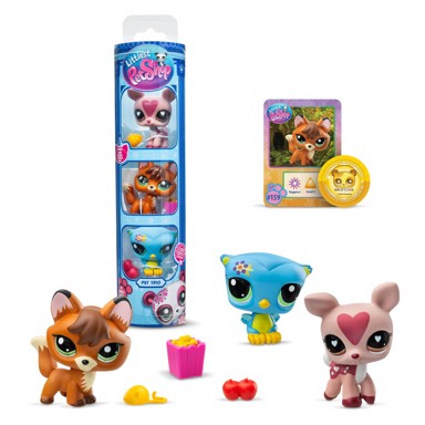 LITTLEST PET SHOP Mini figurice 3-pack s dodatkom, šarena  