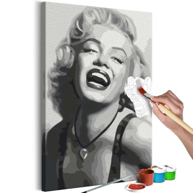 Slika za samostalno slikanje Laughing Marylin 40x60