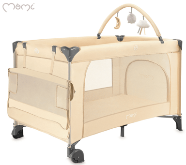 MOMI Krevet Belove Plus, sklopivi, bež