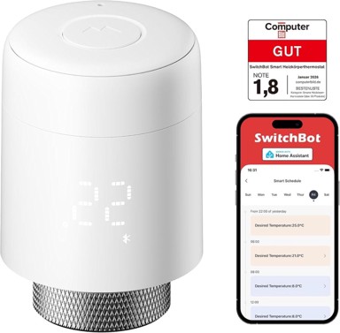 SWITCHBOT Pametni termostat za radijator, Bluetooth, upravljanje aplikacijom
