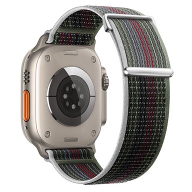 B-STRAP Velcro Nylon remen za Apple Watch 42/44/45mm, midnight