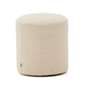 KAVE HOME Krem tabure od bouclé tkanine Kaeli