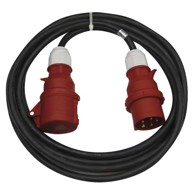 EMOS Vanjski produžni kabel 3-fazni 10 m PM0902, 1 utičnica, guma, 400 V, 2,5 mm2