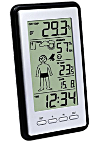 TECHNOLINE Meteorološka stanica WS 9632, crna