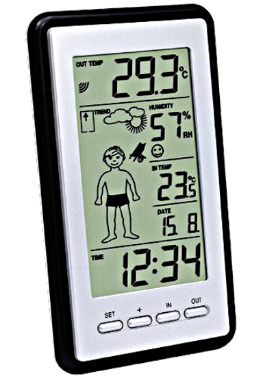 TECHNOLINE Meteorološka stanica WS 9632, crna