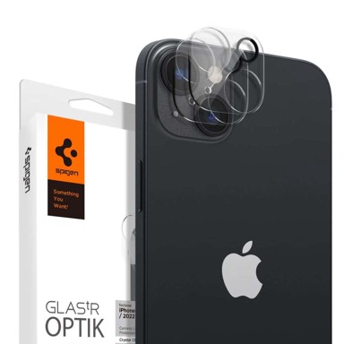 SPIGEN Optik. TR staklo za kameru 2kom za iPhone 14 / 14 Plus - Crystal Clear