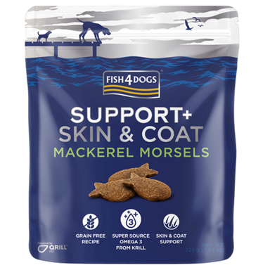 FISH4DOGS Poslastice za pse SUPPORT+ADULT,225 g