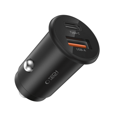 TECH-PROTECT Auto punjač CC02, 35W, crni