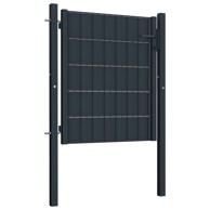 Vrata za ogradu od čelika 100 x 101 cm antracit