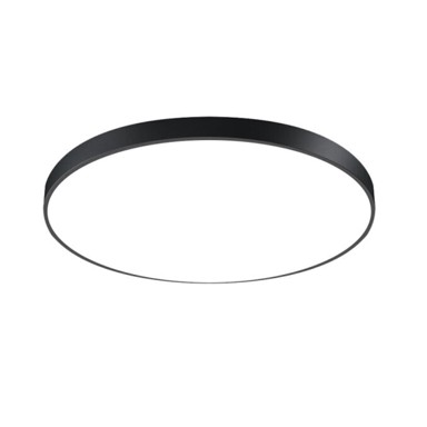 LED Plafonjera okrugla 18W, toplo bijela, crna