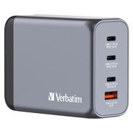 VERBATIM Adapter GNC-200, GaN, 200W, 3xUSB-C PD, 1xUSB-A QC 3.0
