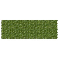 Zaslon za balkon s lišćem 300x100 cm, zelena i žuta