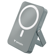 VERBATIM Powerbank Charge 'n' Go Magnetic Wireless 10000 mAh, sivi