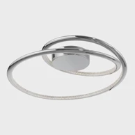 NOVA LUCE Plafonska  svjetiljka Plasencia NL81007201, LED 27 W, 3000 K, 1890 lm, IP20, krom