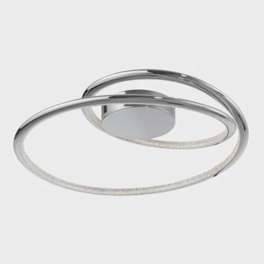 NOVA LUCE Plafonska  svjetiljka Plasencia NL81007201, LED 27 W, 3000 K, 1890 lm, IP20, krom