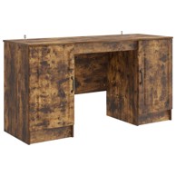Stol, 142.5 x 50 x 75 cm, konstruirano drvo, dimljeni hrast