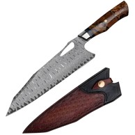HARAHU Damaskasti kuhinjski nož Ta-26679 Kp26679, smeđi