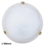 Stropna svjetiljka Alabastro E27 1x max. 60 W, IP20 RA3201, bijelo alabaster staklo