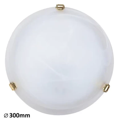 Stropna svjetiljka Alabastro E27 1x max. 60 W, IP20 RA3201, bijelo alabaster staklo
