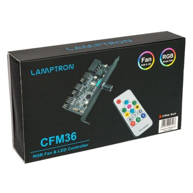 LAMPTRON Kontroler za ventilatore CFM36, za PCIe, crni
