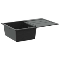 Umivaonik, 780x500 mm, 80% kvarc i 20% smola, crna