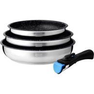 ARTHUR MARTIN Tava terracotta nehrđajući čelik, Ø 24 cm Ø 20 cm Ø 26 cm, 3 kom